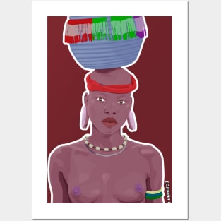 AFRICA BASKET Posters and Art